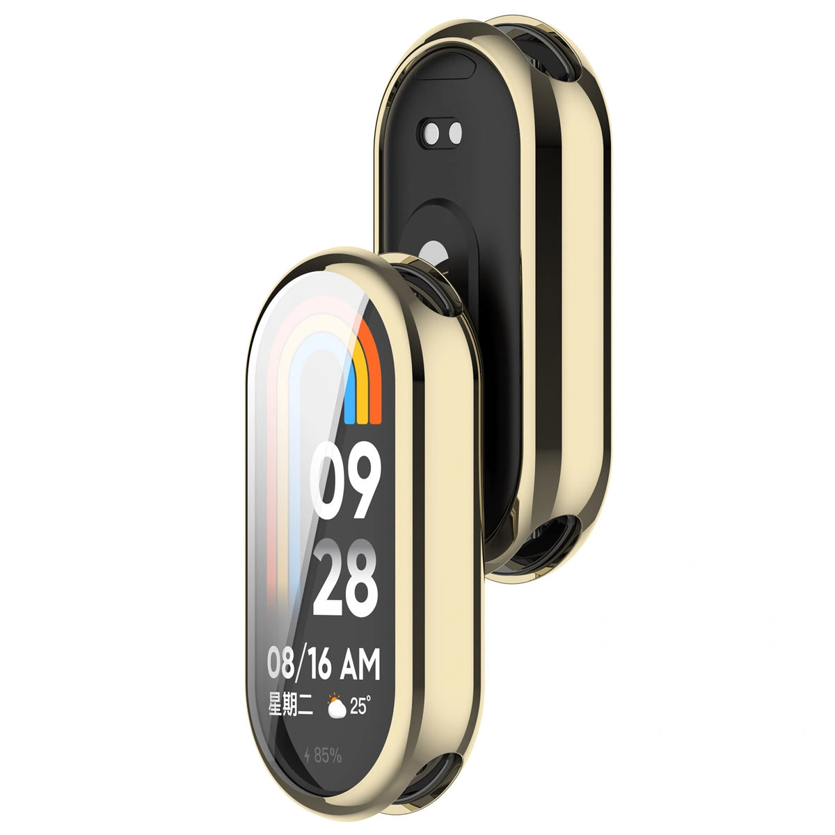 Front oraz przód etui Bizon Case Watch Felipe dla Xiaomi Smart Band 10
